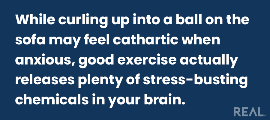 EXCERCISE FOR ANXIETY QUOTE