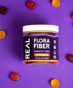 real flora fiber feature gummies
