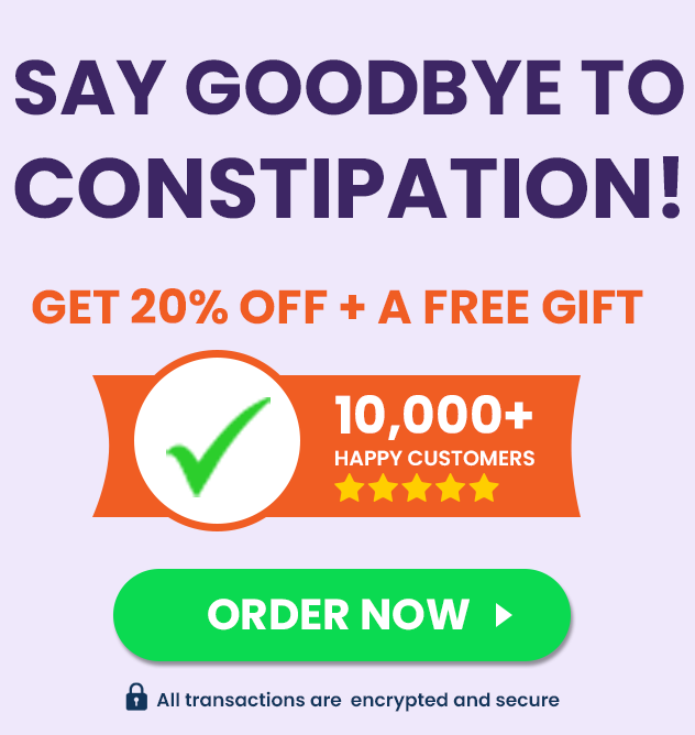 say goodbye to constipation