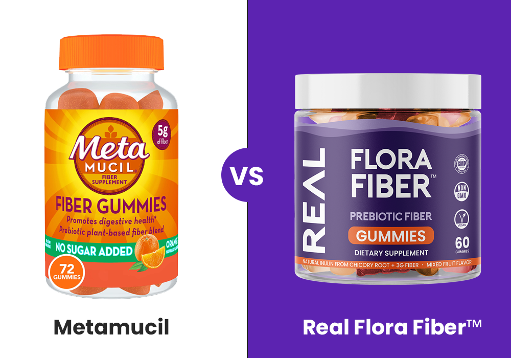 metamucil gummies vs flora fiber